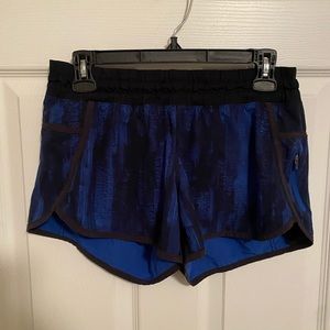 Lululemon blue women’s running shorts